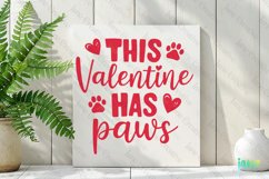 This Valentine Has Paws SVG Product Image 2