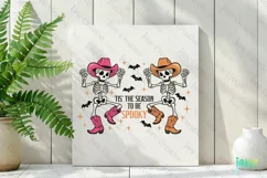 Tis The Season To Be Spooky Western Halloween Clipart Product Image 2
