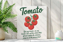 Tomato Print Poster SVG PNG Product Image 2