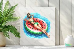 Travel Girl Clipart Sublimation Clipart Product Image 2