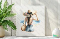 Travel Girl Clipart Sublimation Clipart Product Image 2