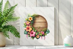 Tropical Wooden Sublimation Clipart Product Image 2