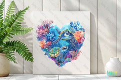 Turtle Mother’s Day Sublimation Clipart Product Image 2