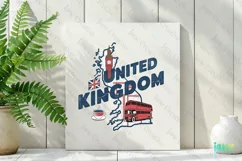 Retro Travel Design Iconic Country United Kingdom Product Image 2