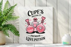 Love Potion Valentine Clipart PNG Product Image 2