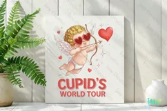 Cupid's World Tour Clipart PNG Product Image 2