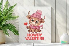 Howdy Valentine Clipart PNG Product Image 2