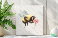 Vintage Bee Expressions PNG Clipart Product Image 2