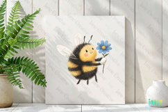 Vintage Bee Expressions PNG Clipart Product Image 2