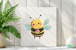 Vintage Bee Expressions PNG Clipart Product Image 2