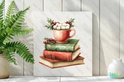 Vintage Book Christmas Sublimation PNG Product Image 2