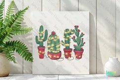 Vintage Christmas Cactus Clipart Product Image 2