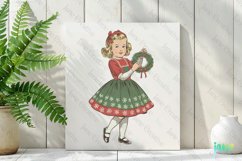Vintage Christmas Clipart PNG Product Image 2