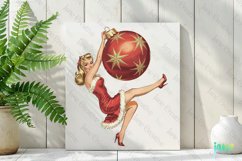 Vintage Christmas Clipart PNG Product Image 2