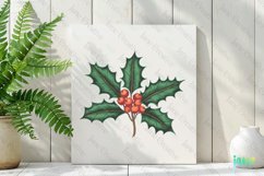 Vintage Christmas Clipart PNG Product Image 2