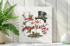 Vintage Christmas Clipart PNG Product Image 2