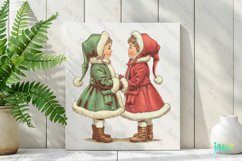 Vintage Christmas Clipart PNG Product Image 2