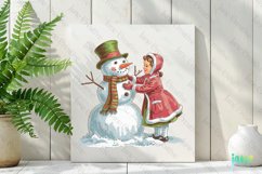 Vintage Christmas Clipart PNG Product Image 2