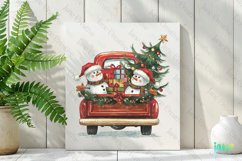 Vintage Christmas Clipart PNG Product Image 2