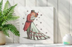 Vintage Christmas Clipart PNG Product Image 2