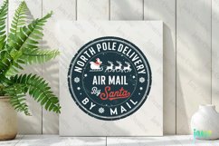 Vintage Christmas Label Sublimation Product Image 2
