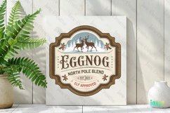 Vintage Christmas Label Sublimation Product Image 2