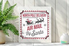 Vintage Christmas Label Sublimation Product Image 2