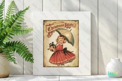 Vintage Kids At Christmas Clipart Product Image 2