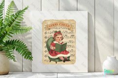 Vintage Kids At Christmas Clipart Product Image 3