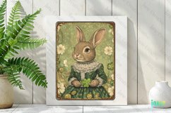 Vintage St Patrick&#039;s Day Bunnies Card Product Image 2