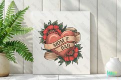 Vintage Tattoo Sublimation Clipart Product Image 2