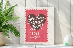 Vintage Valentine Label Sublimation Product Image 2
