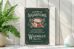 Visions Of Sugarplums Label Sublimation Product Image 2
