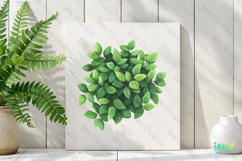 Watercolor Bushes Clipart Sublimation Product Image 2