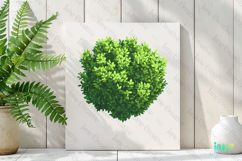 Watercolor Bushes Clipart Sublimation Product Image 2
