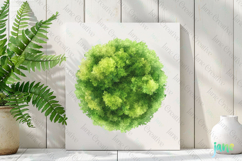Watercolor Bushes Clipart Sublimation Product Image 2