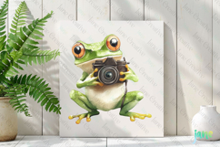 Frog Watercolor Cute Animals Photographer Product Image 2