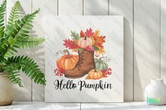Watercolor Fall Clipart Product Image 2