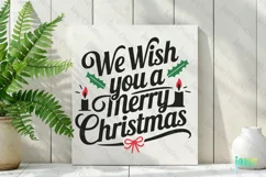 We Wish You A Merry Christmas SVG PNG Product Image 2