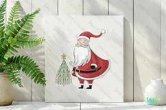 Whimsical Santa Christmas PNG Clipart Product Image 2