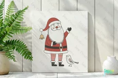 Whimsical Santa Christmas PNG Clipart Product Image 2