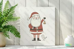Whimsical Santa Christmas PNG Clipart Product Image 2