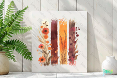 Wildflowers Brushstroke Clipart Product Image 2