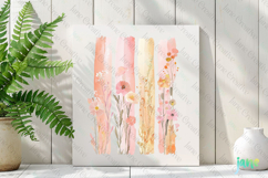 Wildflowers Brushstroke Clipart Product Image 2