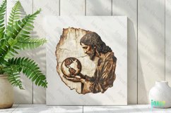 Wooden Board Jesus Christ’s Clipart Product Image 2