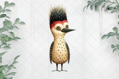 Cozy Woodpecker Sublimation Clipart Product Image 1