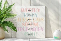 Worthy Risen Three Days Strong True Story Faith SVG PNG Product Image 3