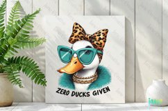 Zero Ducks Given Funny Duck Clipart Product Image 3