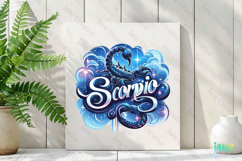 Scorpio Zodiac Bundle Clipart Sublimation Product Image 2