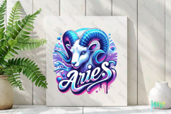 Aries Zodiac Bundle Clipart Sublimation Product Image 2